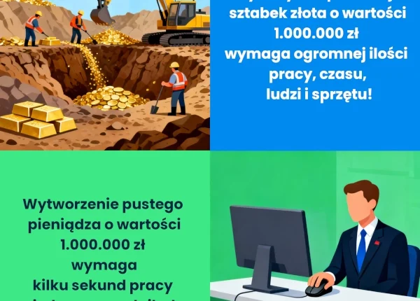 praca - złoto vs urzędnik